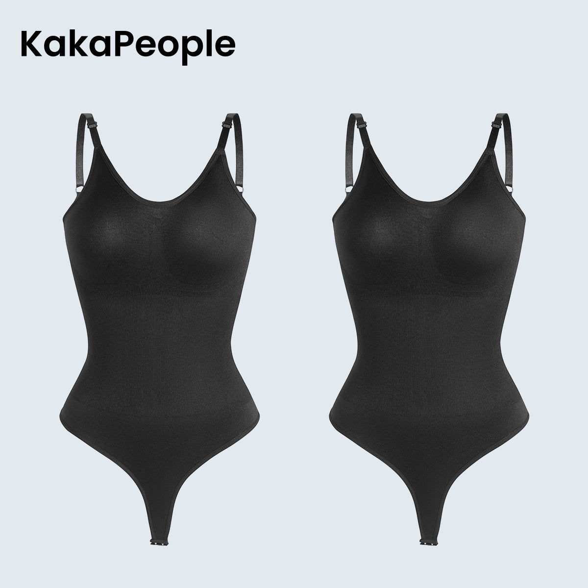 Kakapeople Sexy T-Back Shapewear Sculpting Bodysuit
