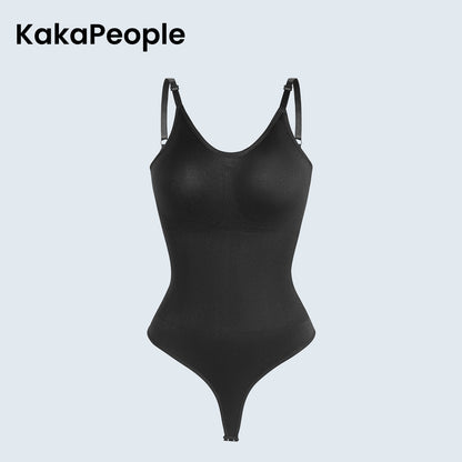 Kakapeople Sexy T-Back Shapewear Sculpting Bodysuit