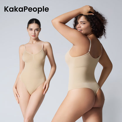 Kakapeople Sexy T-Back Shapewear Sculpting Bodysuit